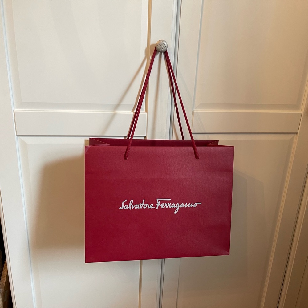 Salvatore Ferragamo paper shopping bag